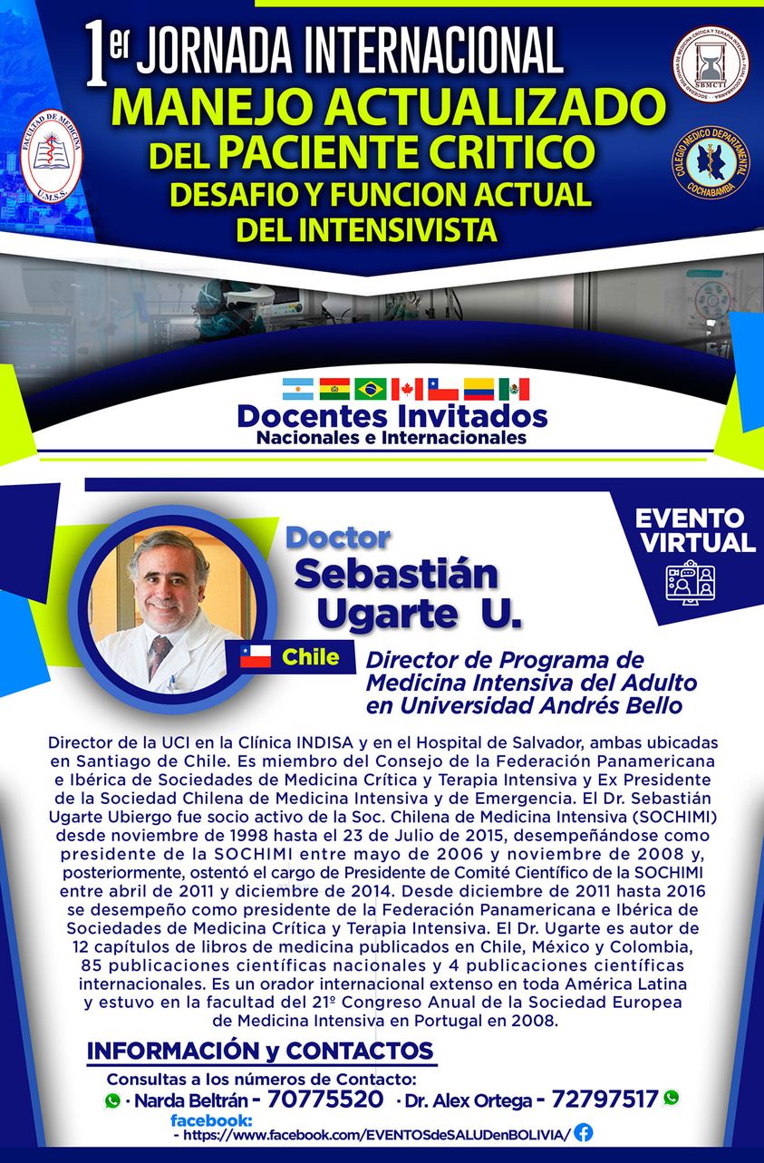 1° Jornada internacional manejo del paciente crítico 