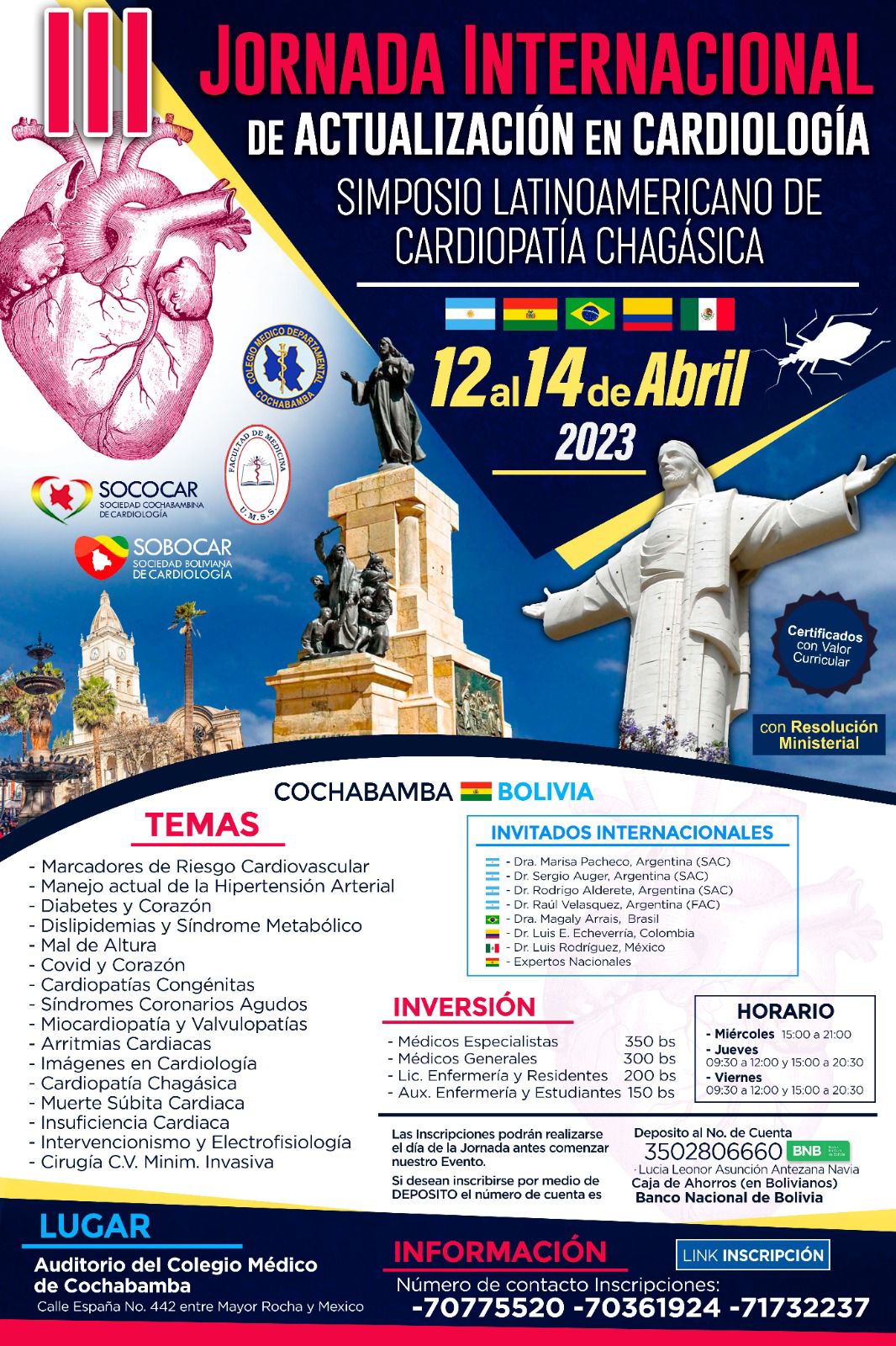 Jornada Internacional de Actualización en Cardiología