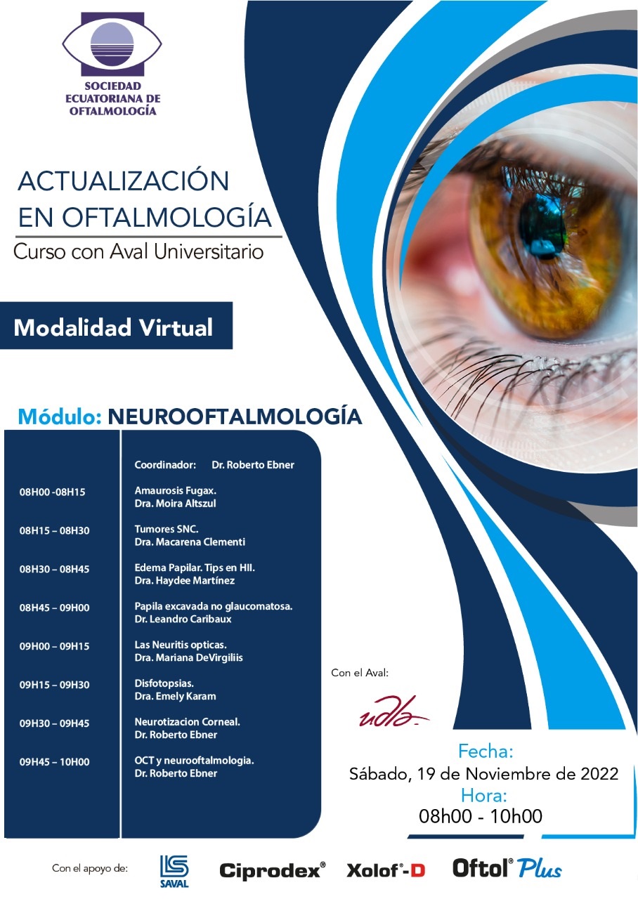 Noveno módulo curso de actualización en oftalmología 2022
