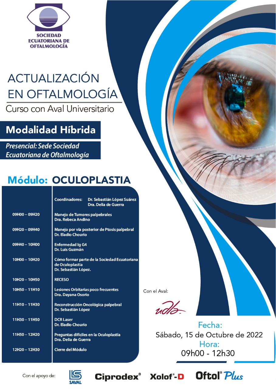 Octavo módulo curso de actualización en oftalmología 2022
