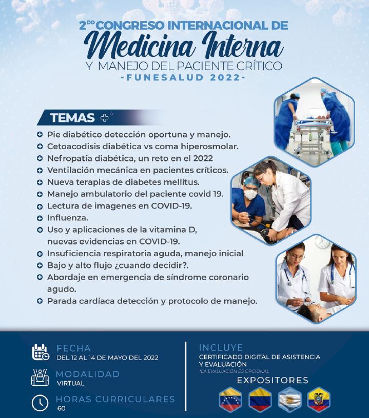 2do Congreso internacional de medicina interna y manejo del paciente crítico