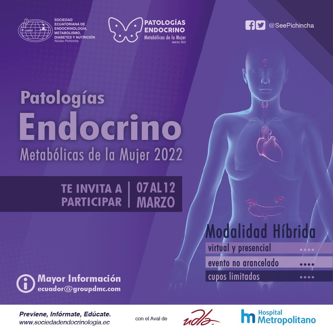 Patologías endocrino metabólicas de la mujer 2022