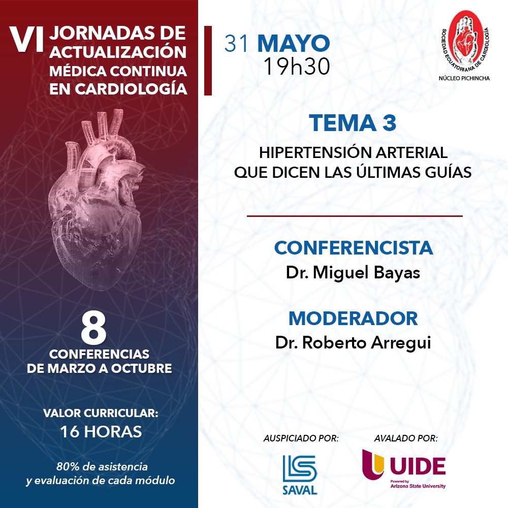  Hipertensión arterial: ¿Qué dicen las últimas guías?