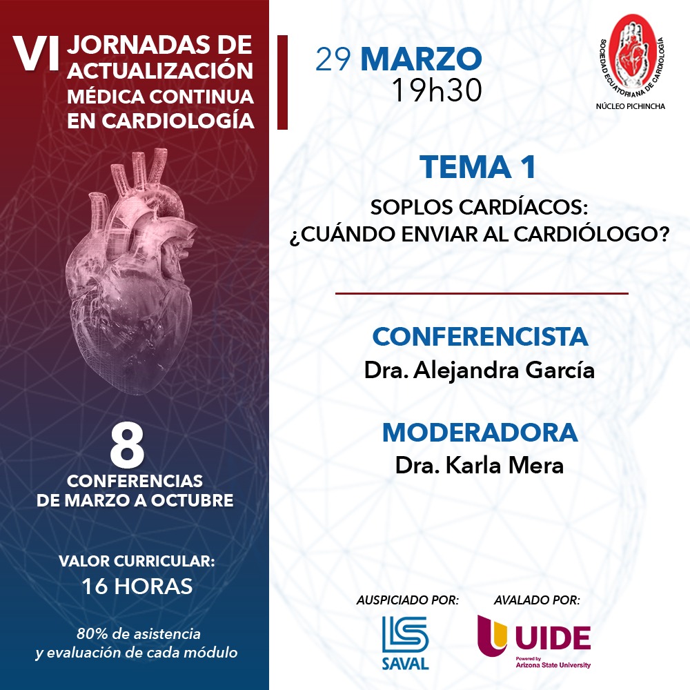 VI Jornadas de actualización médica continua en cardiología