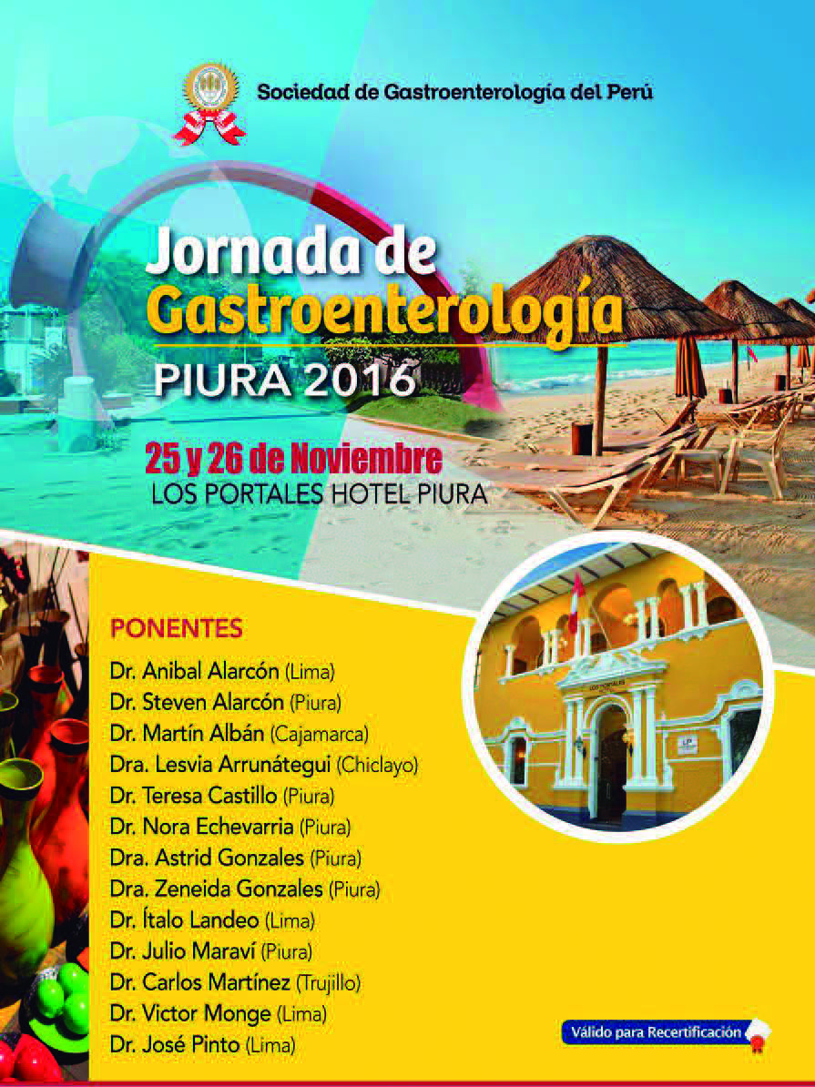 Jornada de gastroenterología en Piura 2016