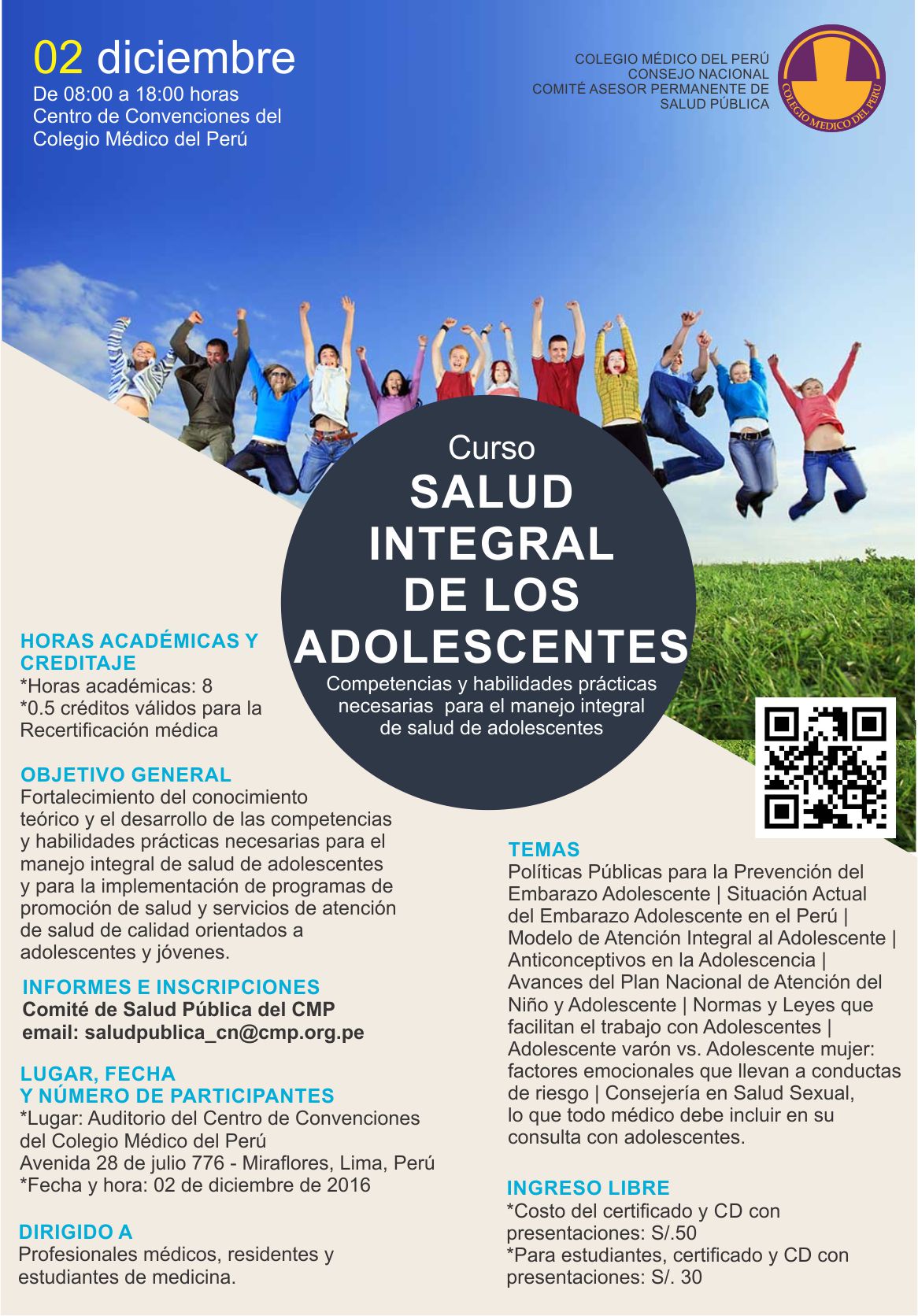 Curso de salud integral de los adolescentes