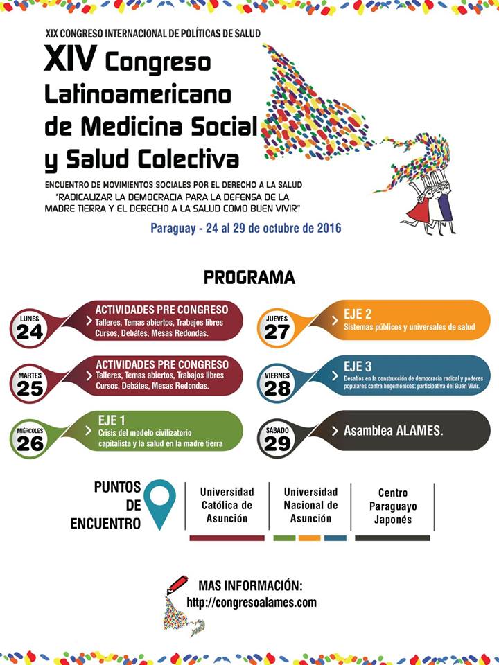 XIV Congreso latinoamericano de medicina social y colectiva