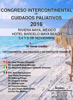 Congreso Intercontinental de Cuidados Paliativos 2016