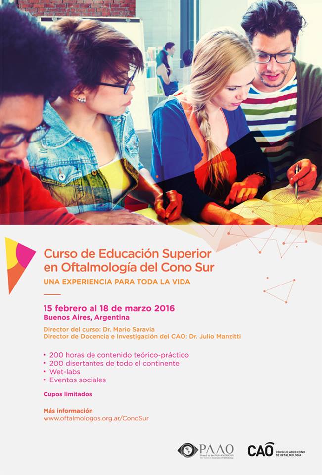Curso de educación superior en oftalmología del Cono Sur