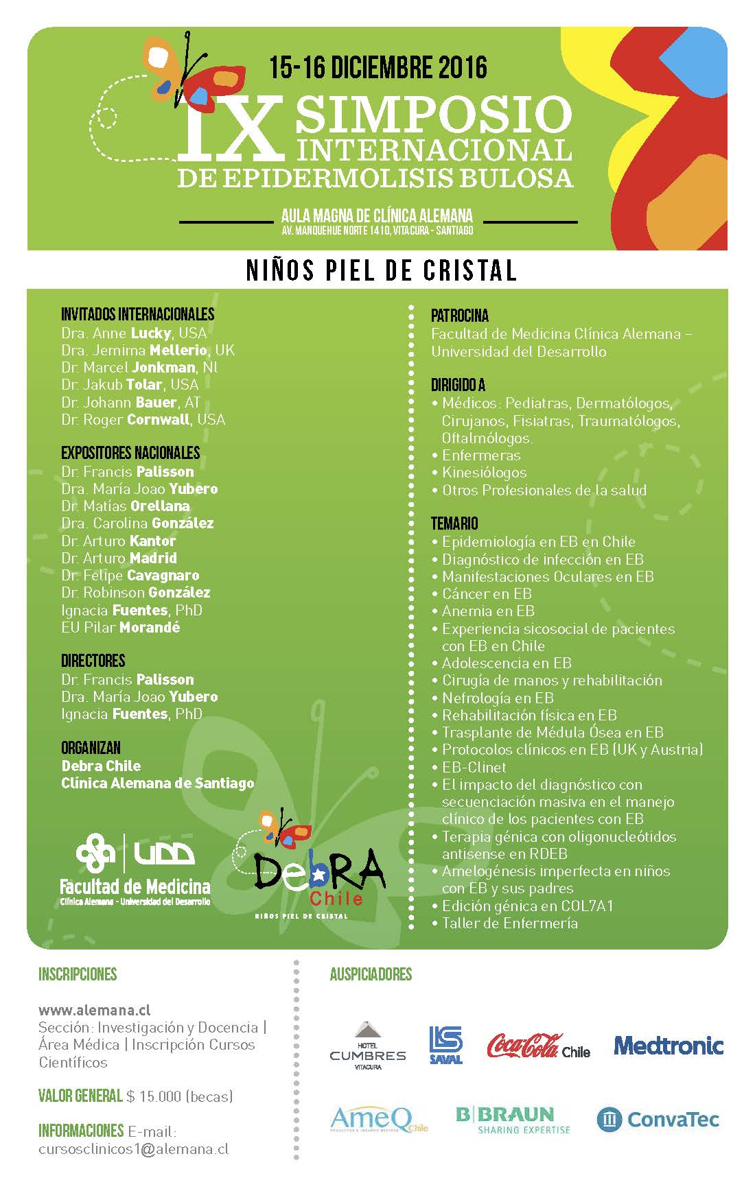 IX Simposio internacional de epidermolisis bulosa