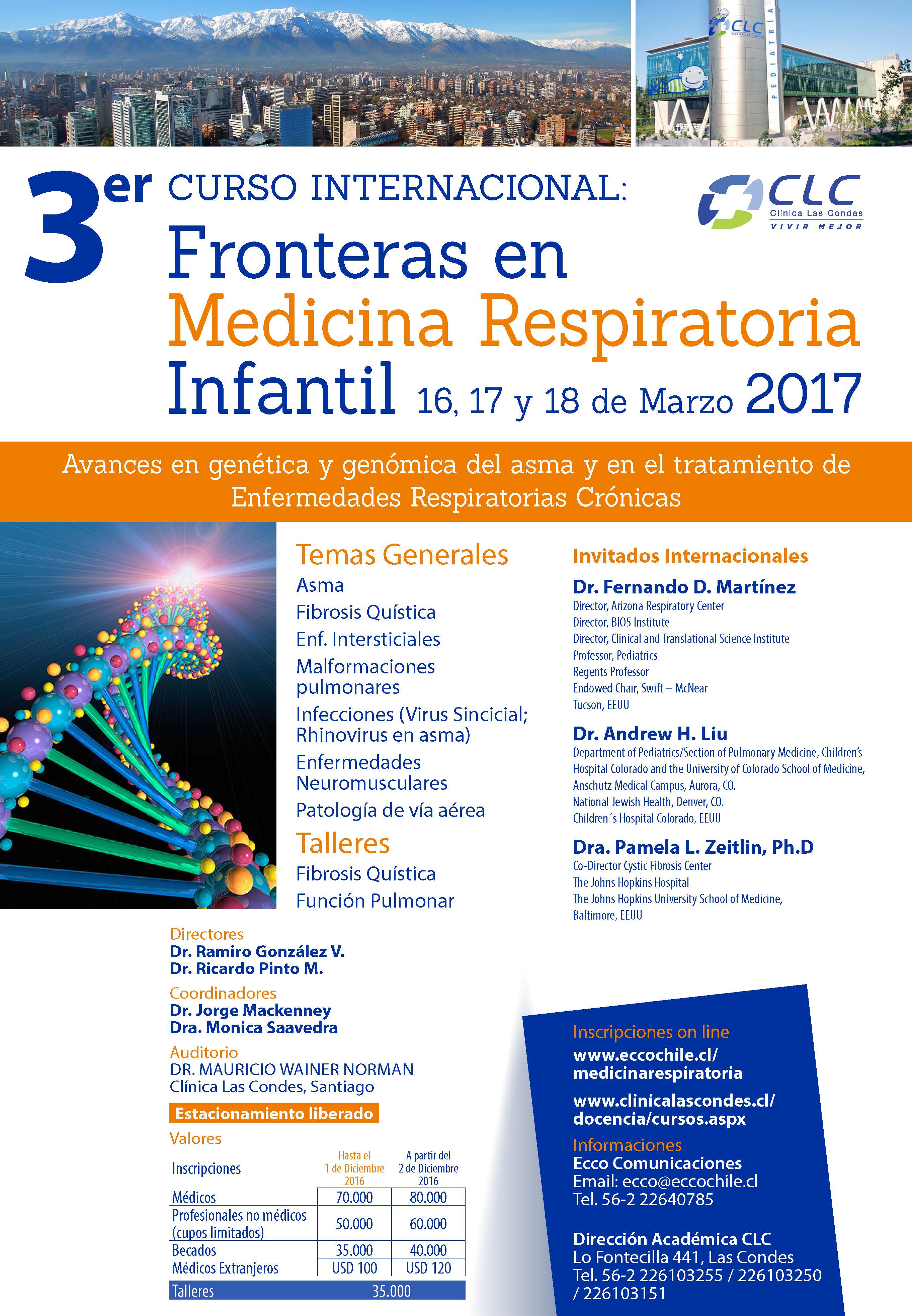 Fronteras en medicina respiratoria infantil
