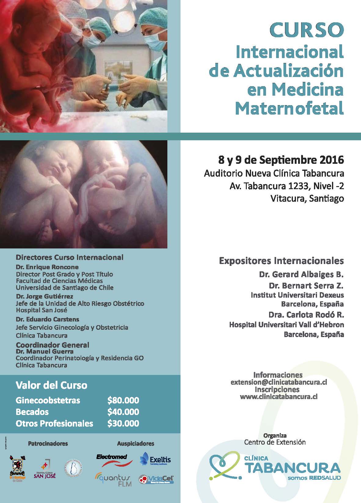 Curso internacional de actualización de medicina maternofetal