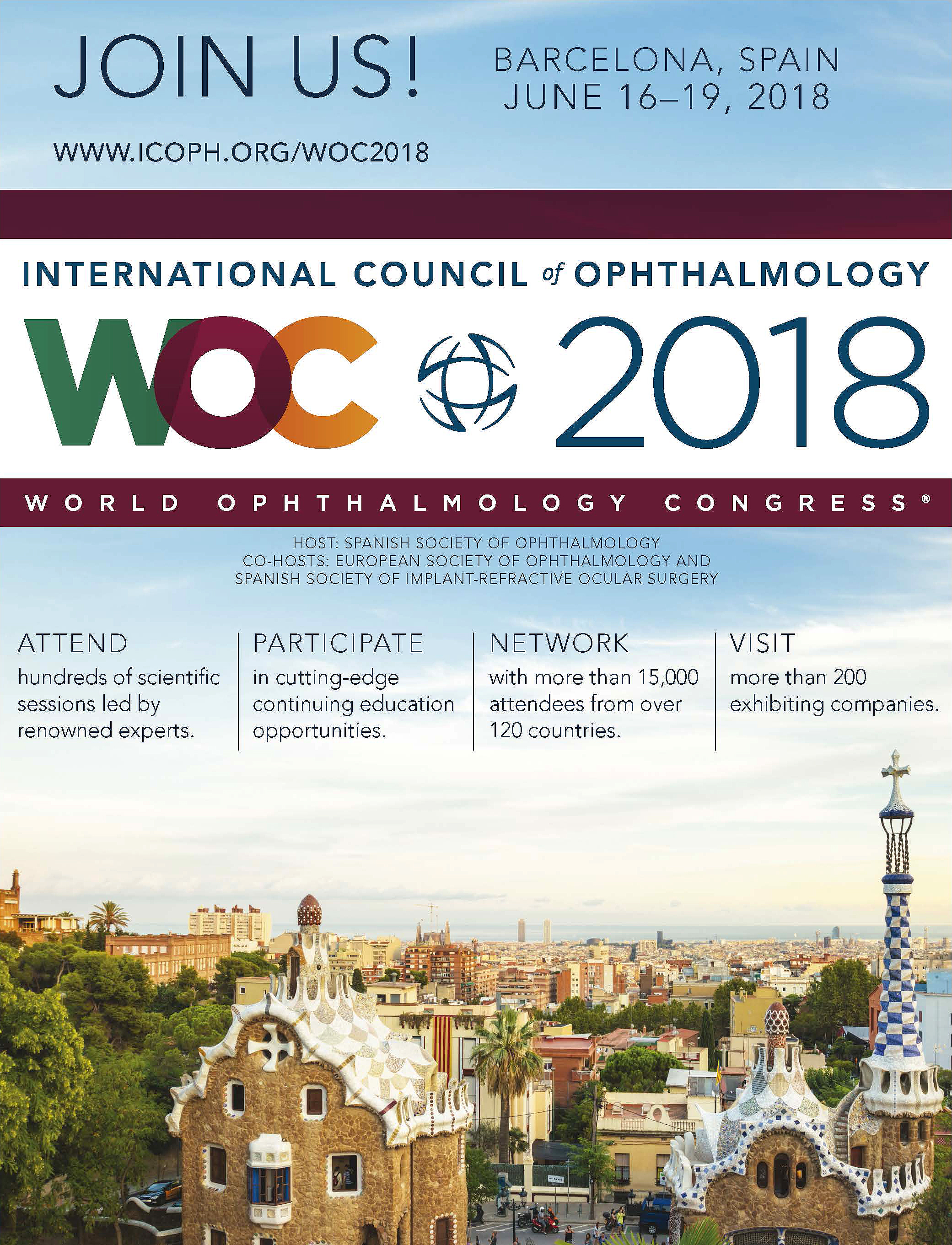 Congreso mundial de oftalmología 2018
