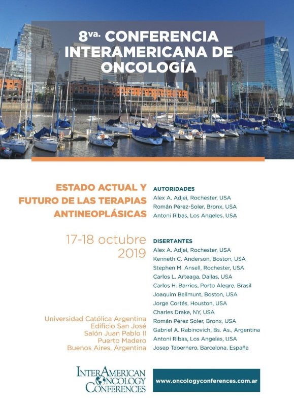 8va Conferencia interamericana de oncología