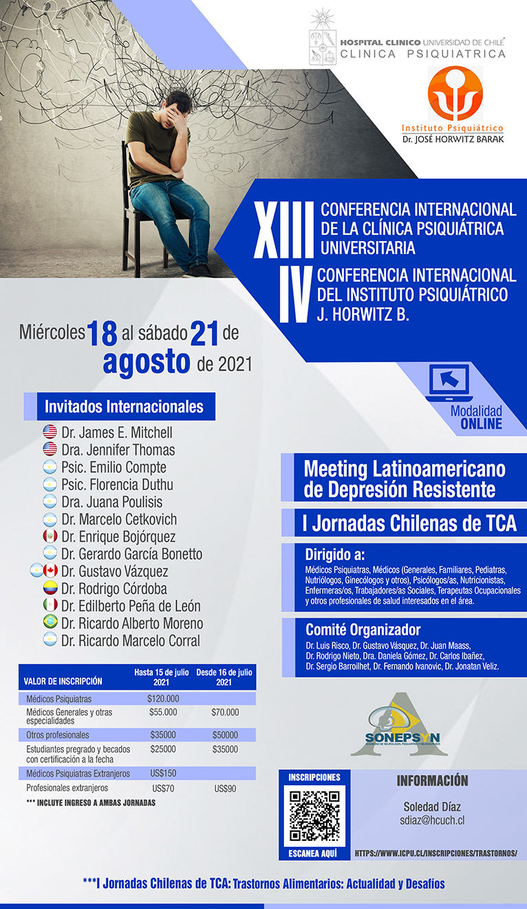 XIII Conferencia internacional de la clínica psiquiátrica universitaria