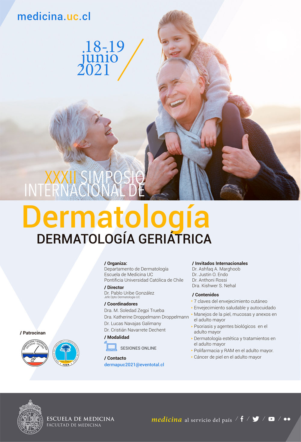 Simposio internacional de dermatología: dermatología geriátrica