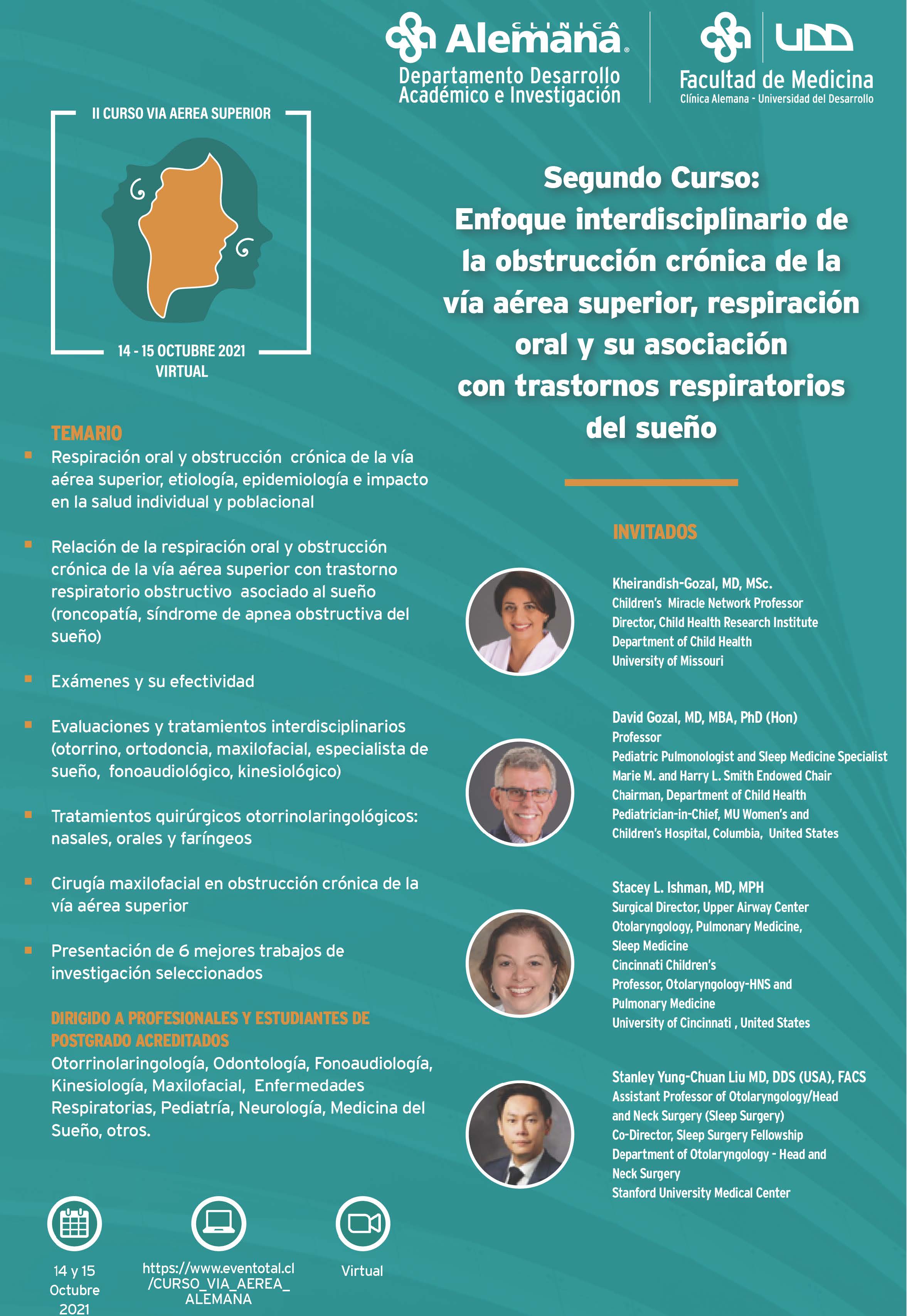 II Curso: Enfoque interdisciplinario de la obstrucción respiratoria en la vía aérea superior