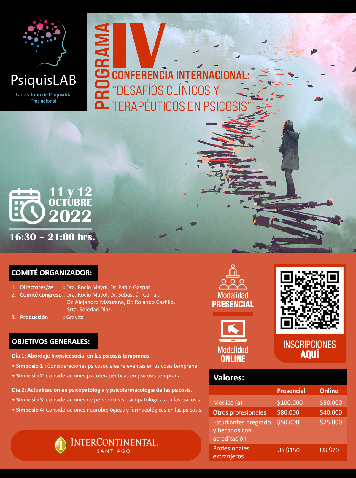 IV Conferencia internacional de psicosis: desafíos clínicos y terapéuticos en psicosis