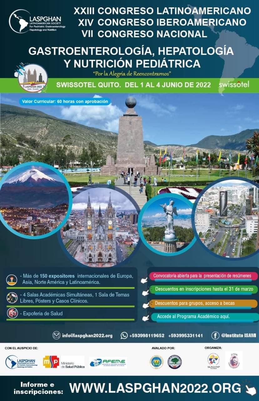 XXIII Congreso Latinoamericano Gastroenterología, Hepatología y Nutrición Pediátrica