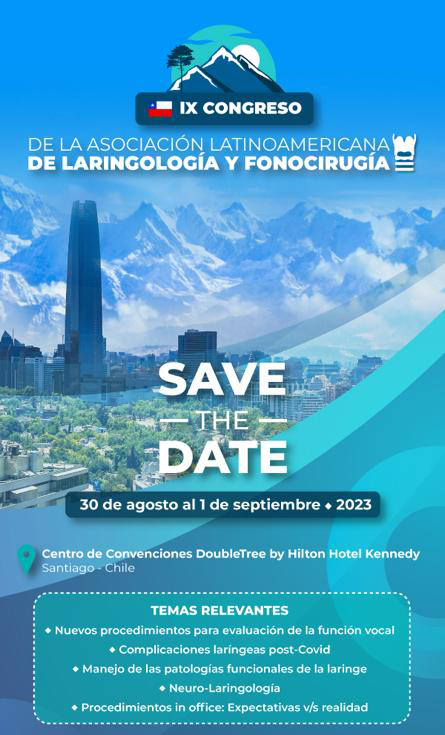 IX Congreso de la Asociación Latinoamericana de Laringología y Fonocirugía