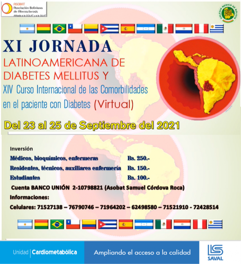 XI Jornada latinoamericana de diabetes mellitus 