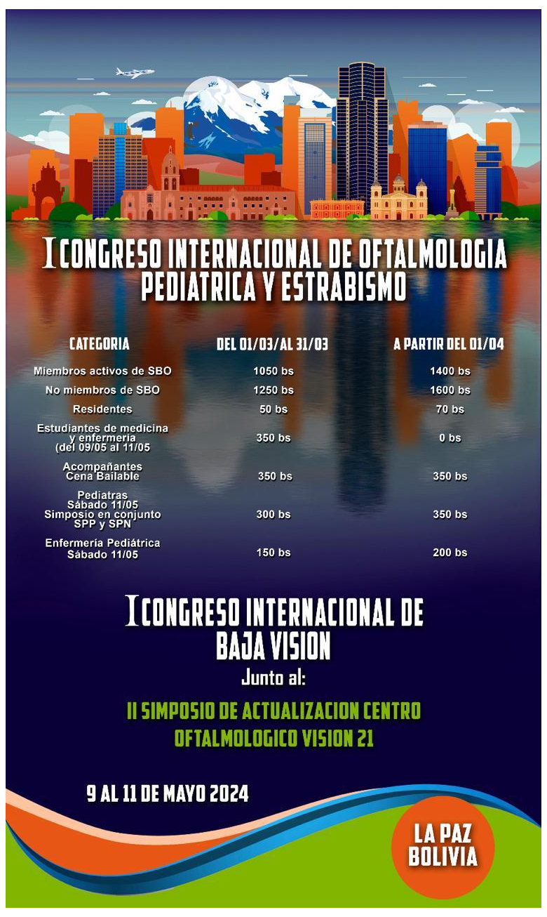 Congreso internacional de oftalmología pediátrica y estrabismo