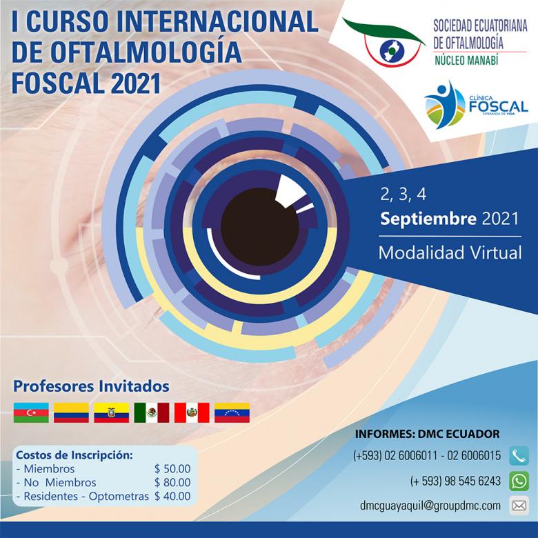 I Curso internacional de oftalmología FOSCAL 2021