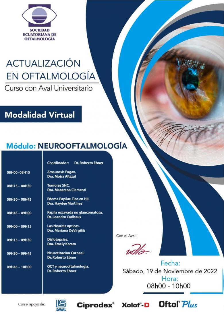 Noveno módulo curso de actualización en oftalmología 2022