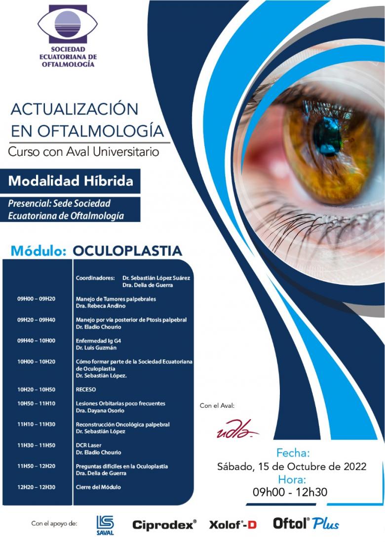 Octavo módulo curso de actualización en oftalmología 2022