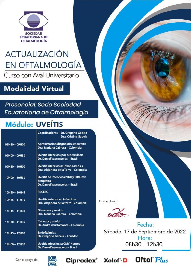 Séptimo módulo curso de actualización en oftalmología 2022