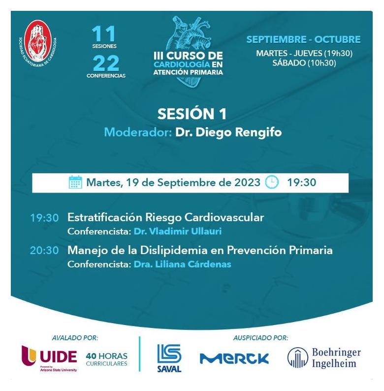 III Curso de Cardiología en Atención Primaria