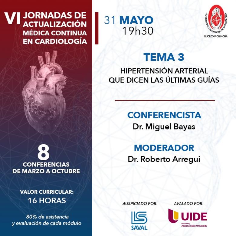  Hipertensión arterial: ¿Qué dicen las últimas guías?