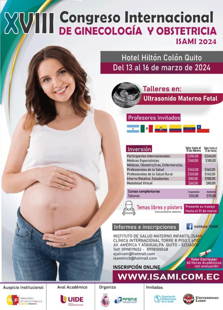 XVIII Congreso Internacional de Ginecología y Obstetricia ISAMI 2024