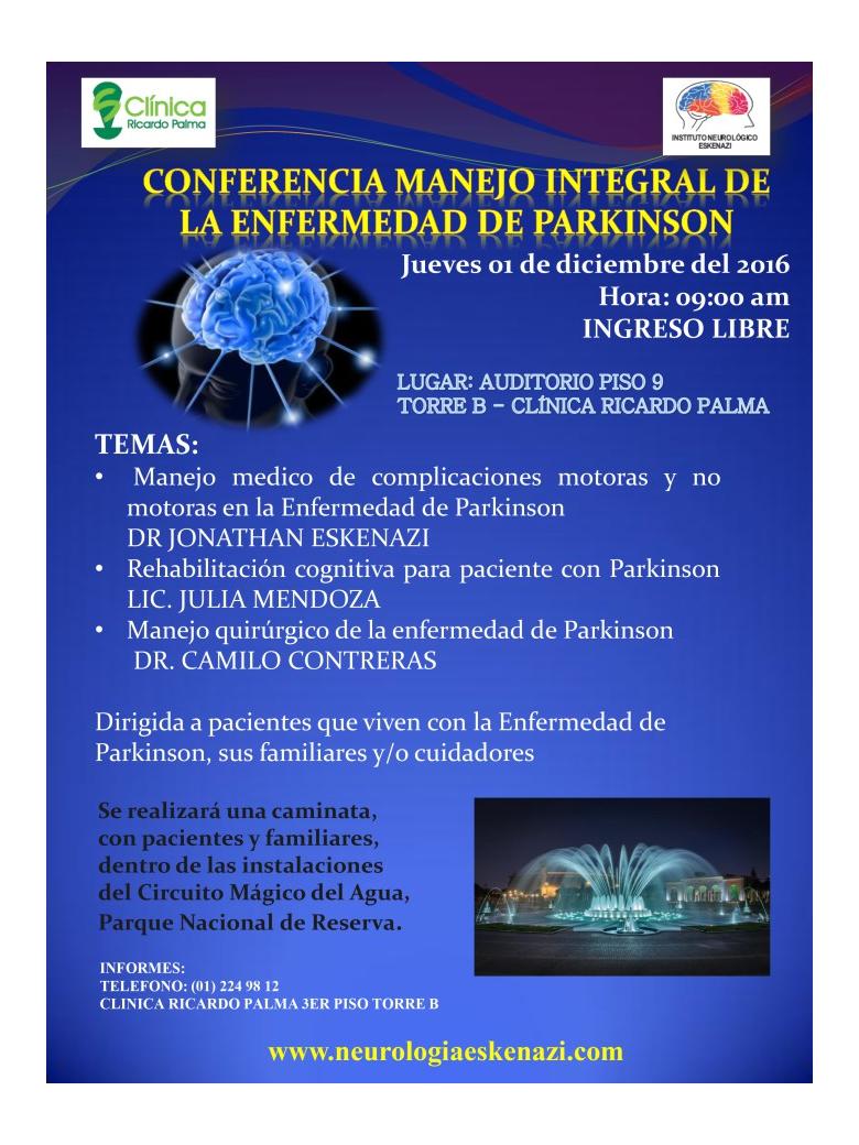 Manejo integral de la enfermedad de Parkinson