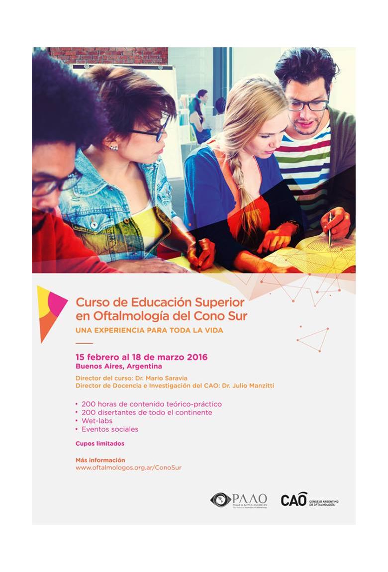 Curso de educación superior en oftalmología del Cono Sur