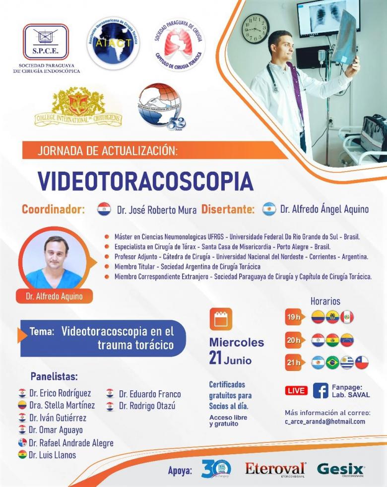 Jornada de Actualización: videotoracoscopia