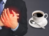 fibrilación auricular, arritmia cardíaca, aleteo auricular, cardioversión, café cafeinado, cafeína