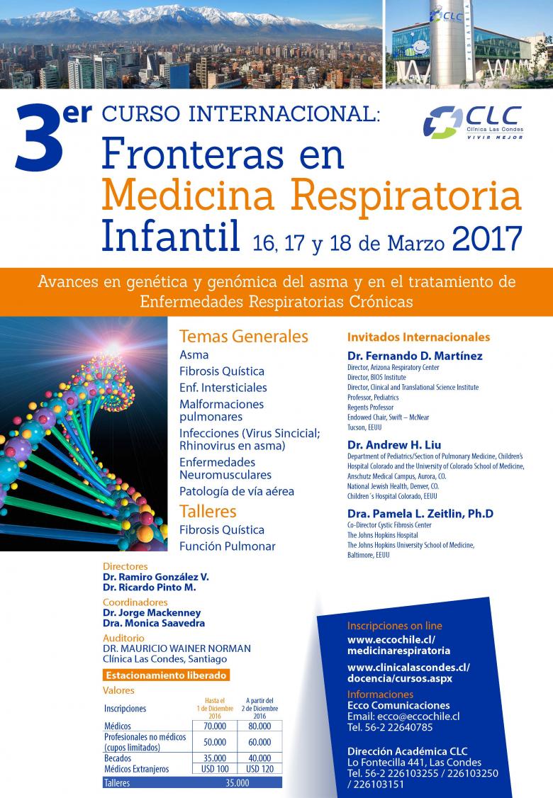 Fronteras en medicina respiratoria infantil