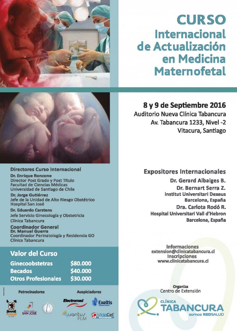 Curso internacional de actualización de medicina maternofetal