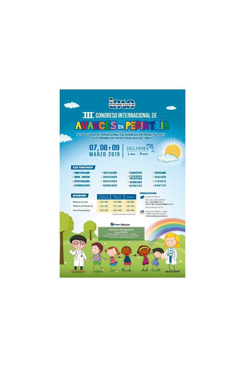 III Congreso internacional de avances en pediatría