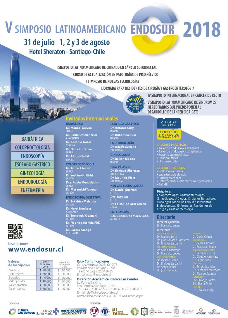 V Simposio latinoamericano endosur 2018
