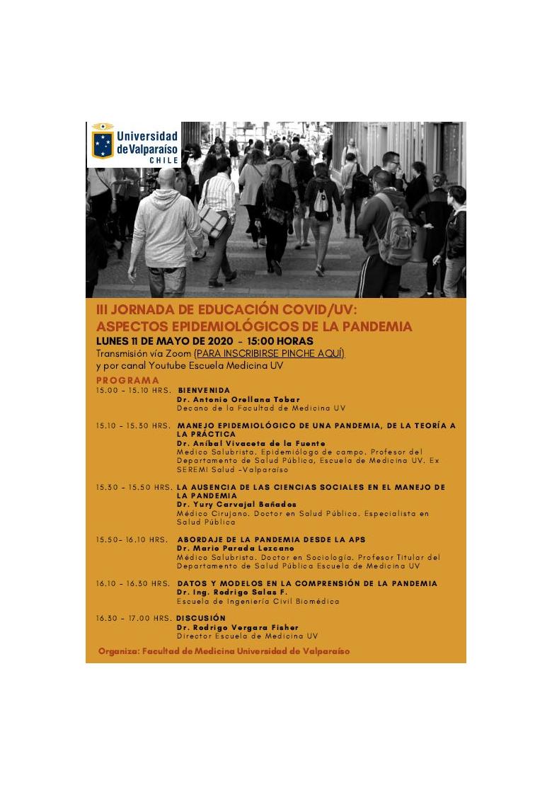III Jornada de educación en COVID/UV