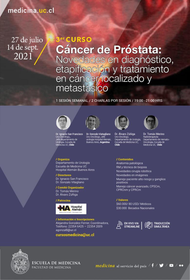 3er Curso cáncer de próstata