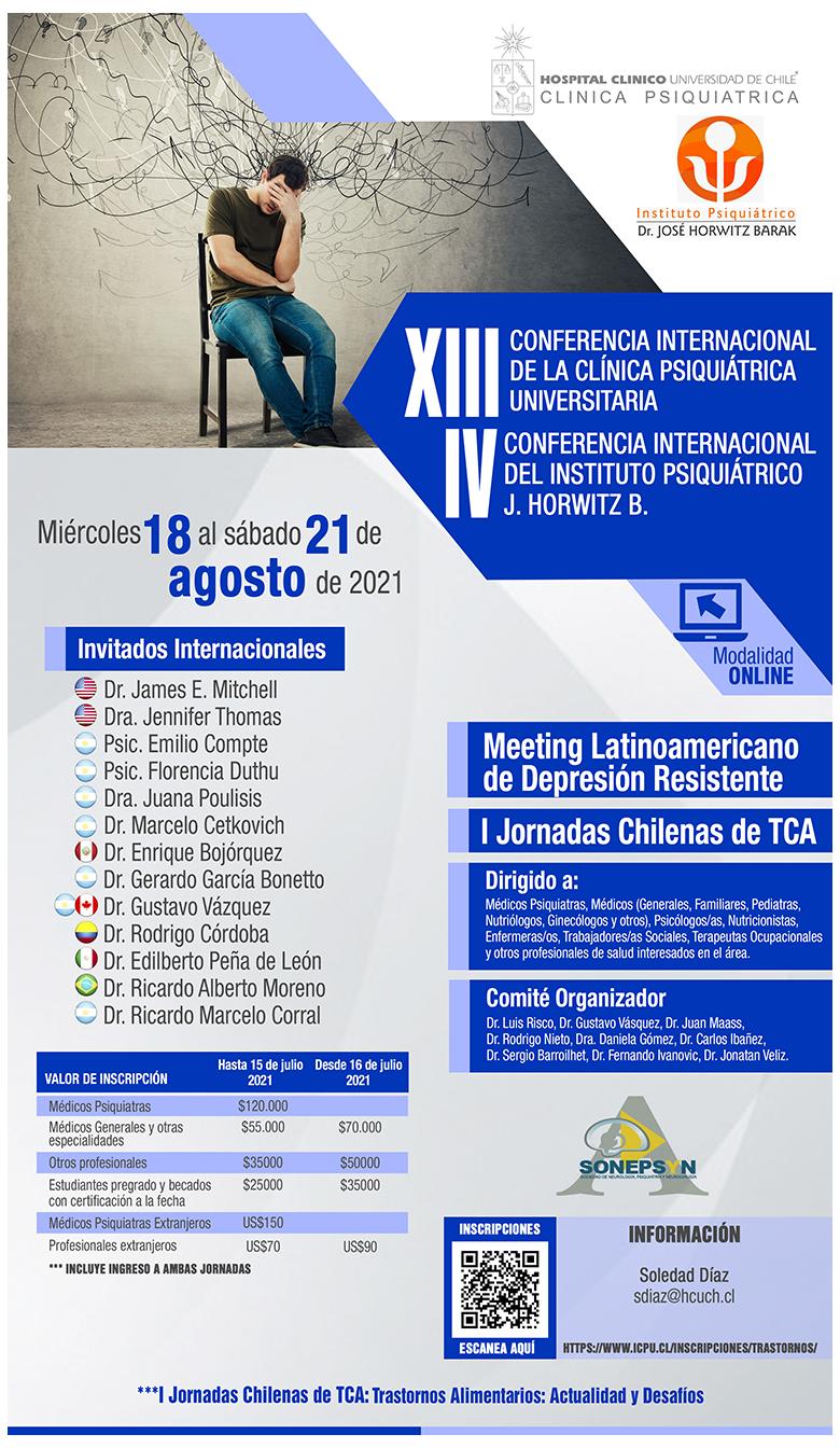 XIII Conferencia internacional de la clínica psiquiátrica universitaria