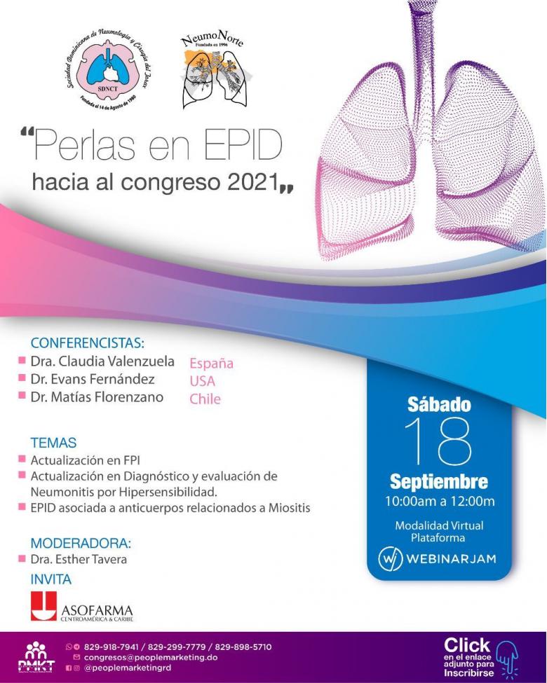 Perlas en enfermedad pulmonar intersticial difusa