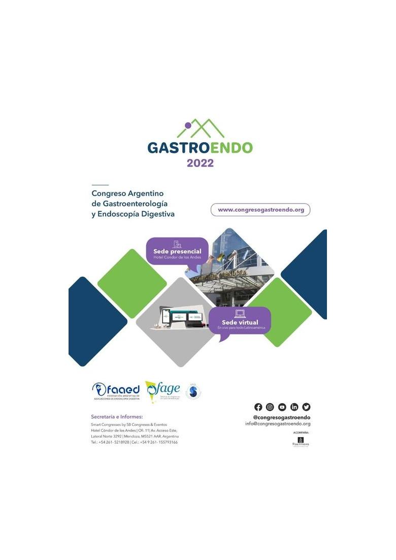 Congreso argentino de gastroenterología y endoscopía digestiva