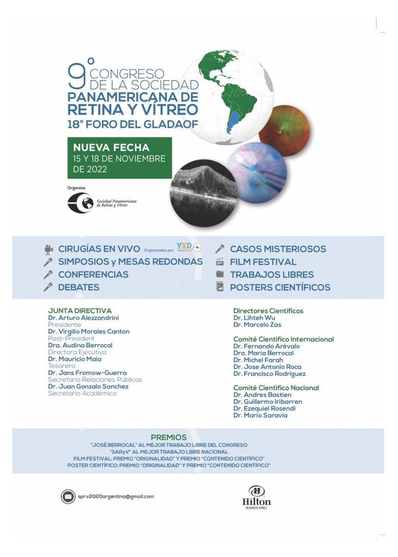 9º Congreso de la sociedad panamericana de retina y vítreo