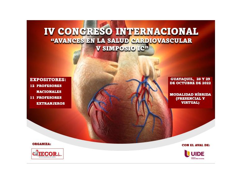 IV Congreso internacional avances en la salud cardiovascular 