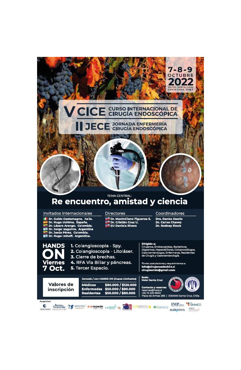 V Curso Internacional de Cirugía Endoscópica (CICE)