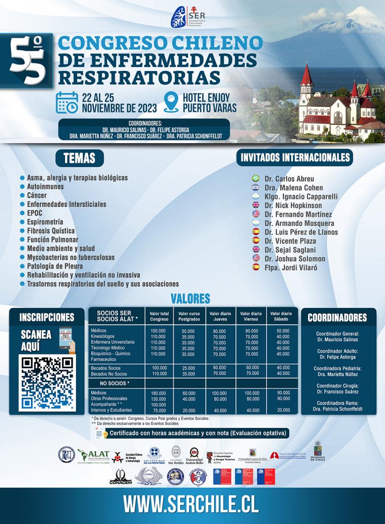 55° Congreso Chileno de Enfermedades Respiratorias